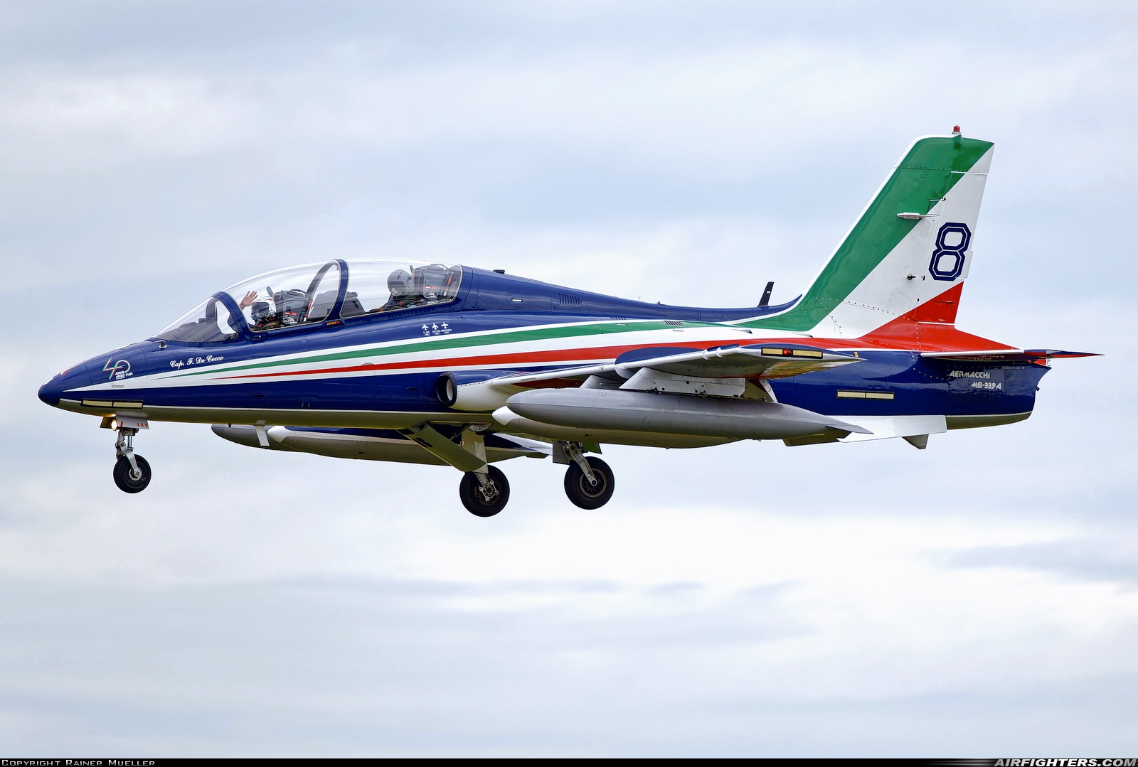 Italy - Air Force Aermacchi MB-339PAN MM54482 at Geilenkirchen (GKE / ETNG), Germany