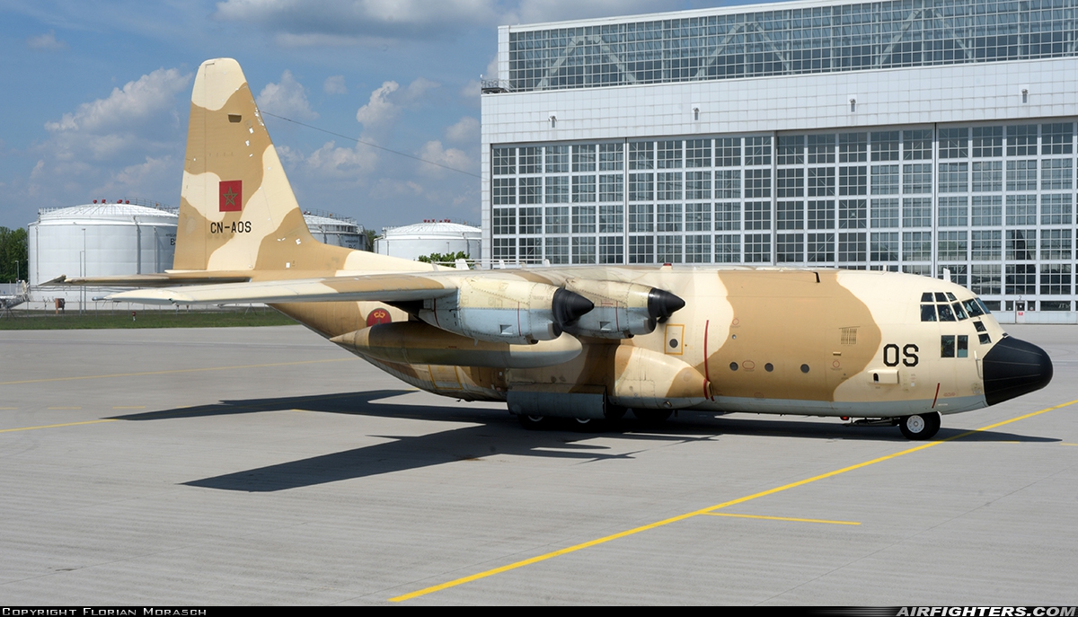 Morocco - Air Force Lockheed KC-130H Hercules (L-382) CN-AOS at Munich (- Franz Josef Strauss) (MUC / EDDM), Germany