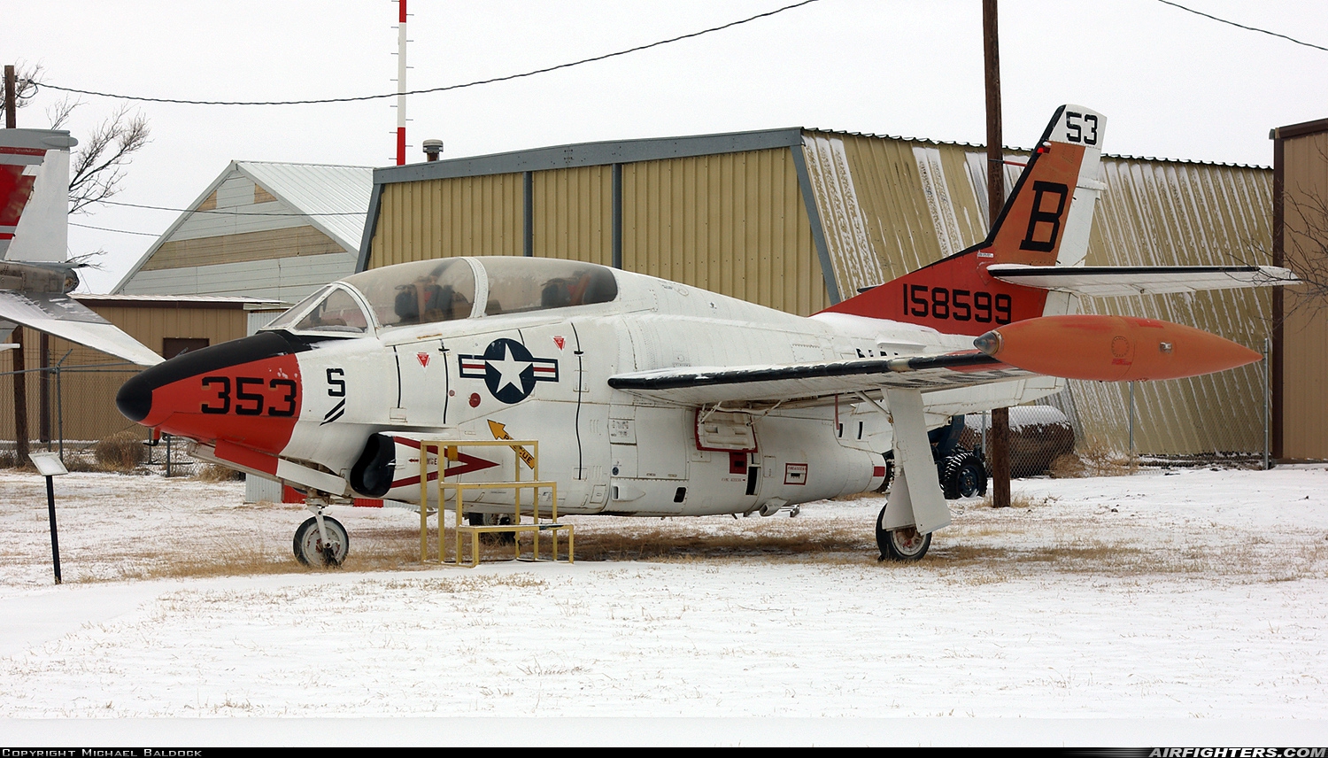 USA - Navy Rockwell T-2C Buckeye 158599 at Slaton - Municipal (F49), USA