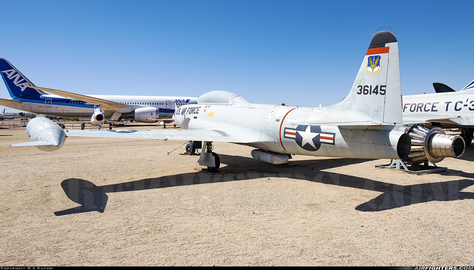USA - Air Force Lockheed T-33A Shooting Star 53-6145 at Tucson - Pima Air and Space Museum, USA
