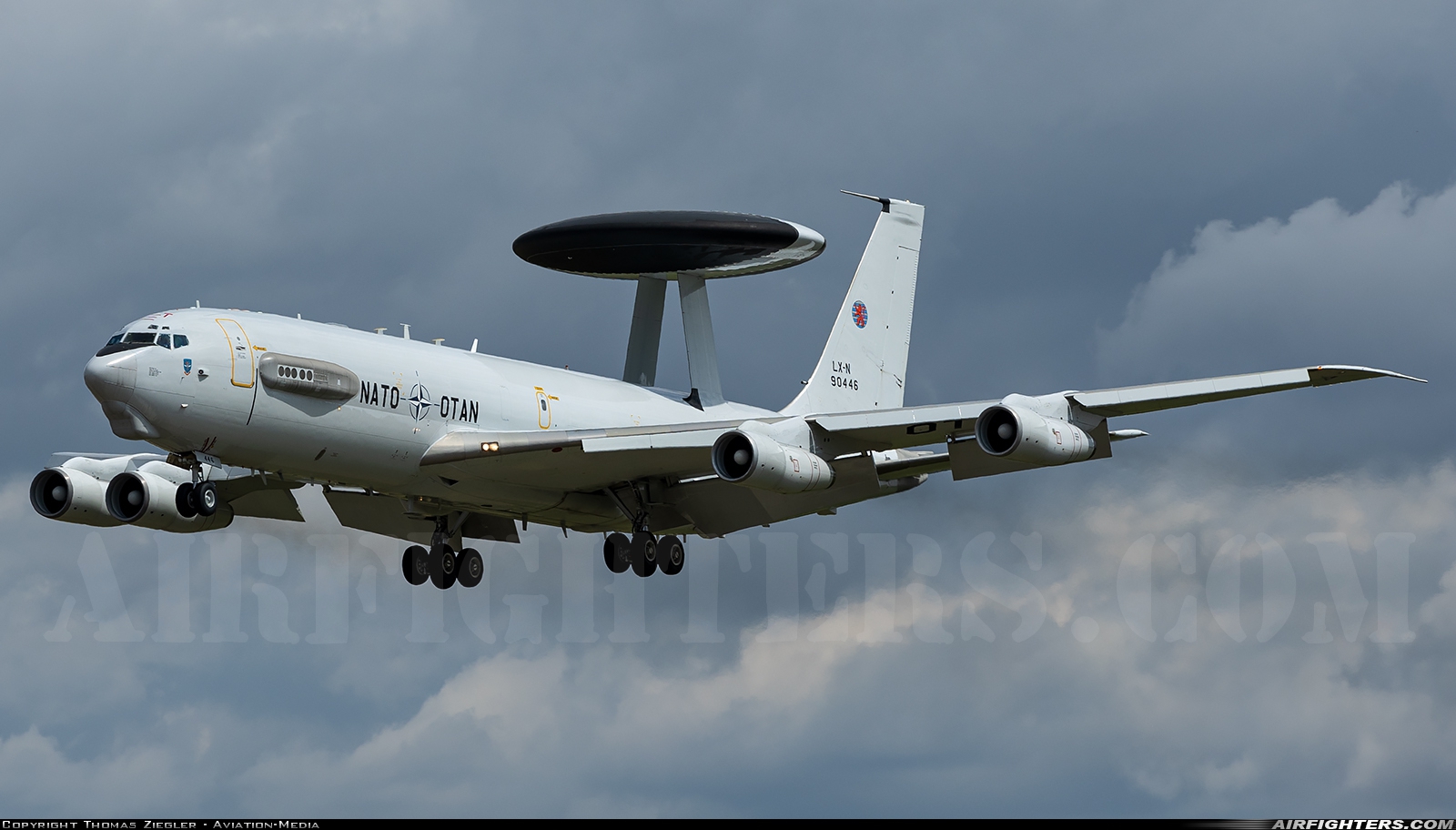 Luxembourg - NATO Boeing E-3A Sentry (707-300) LX-N90446 at Ingolstadt - Manching (ETSI), Germany