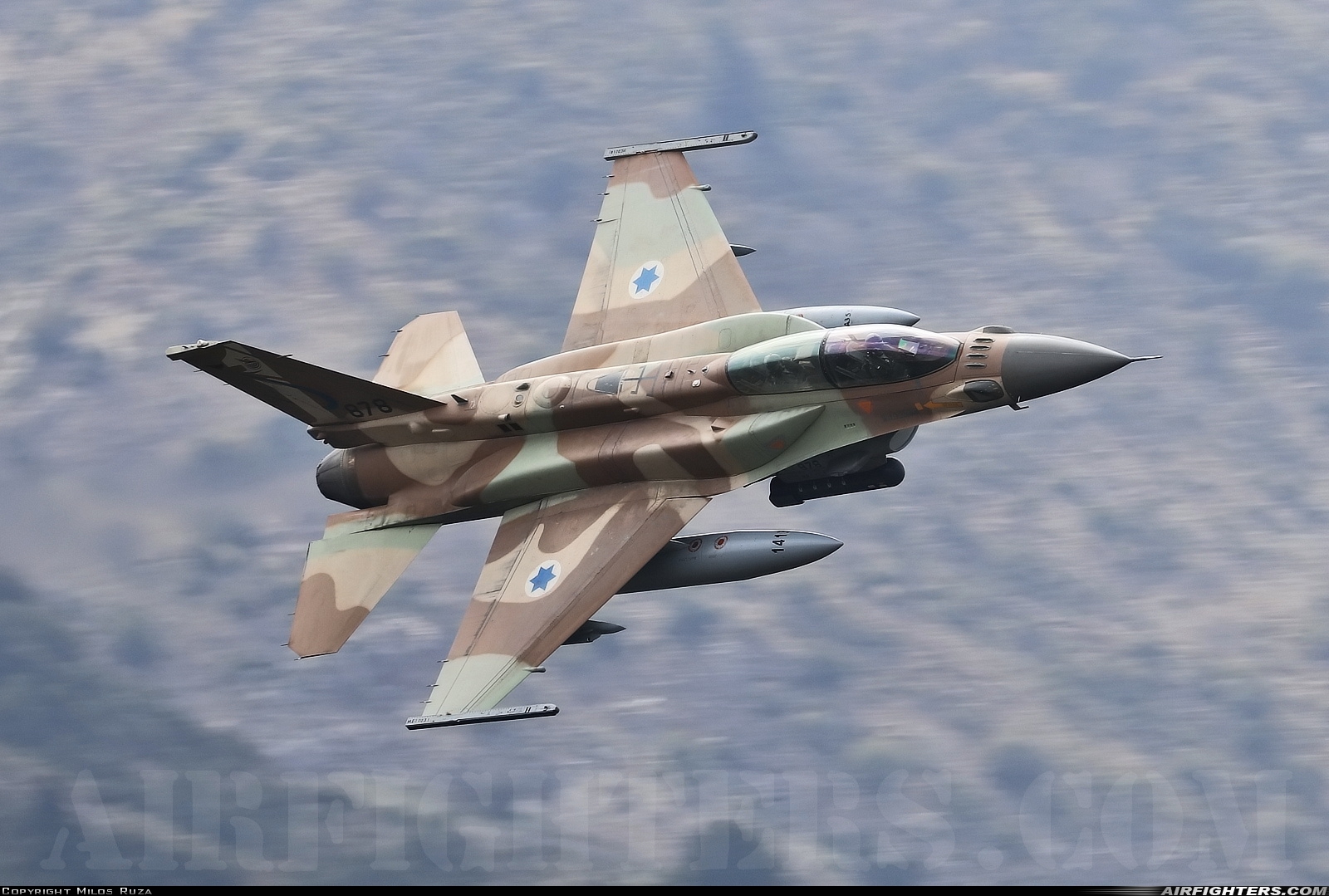 Israel - Air Force Lockheed Martin F-16I Sufa 878 at Off-Airport - Vouraikos Canyon, Greece