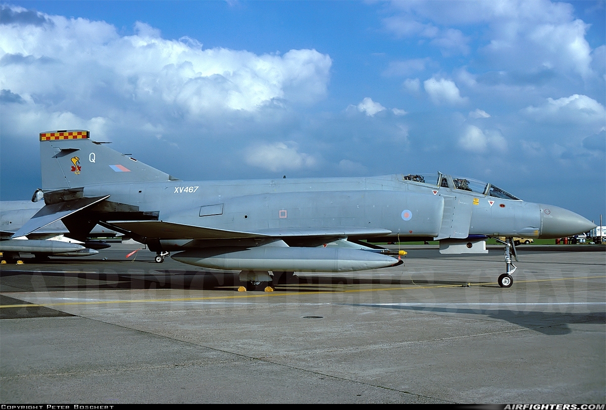 UK - Air Force McDonnell Douglas Phantom FGR2 (F-4M) XV467 at Mildenhall (MHZ / GXH / EGUN), UK