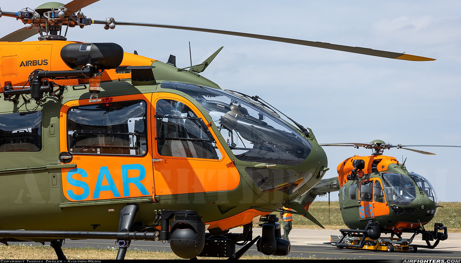 Germany - Army Eurocopter EC-645T2 77+05 at Niederstetten (ETHN), Germany