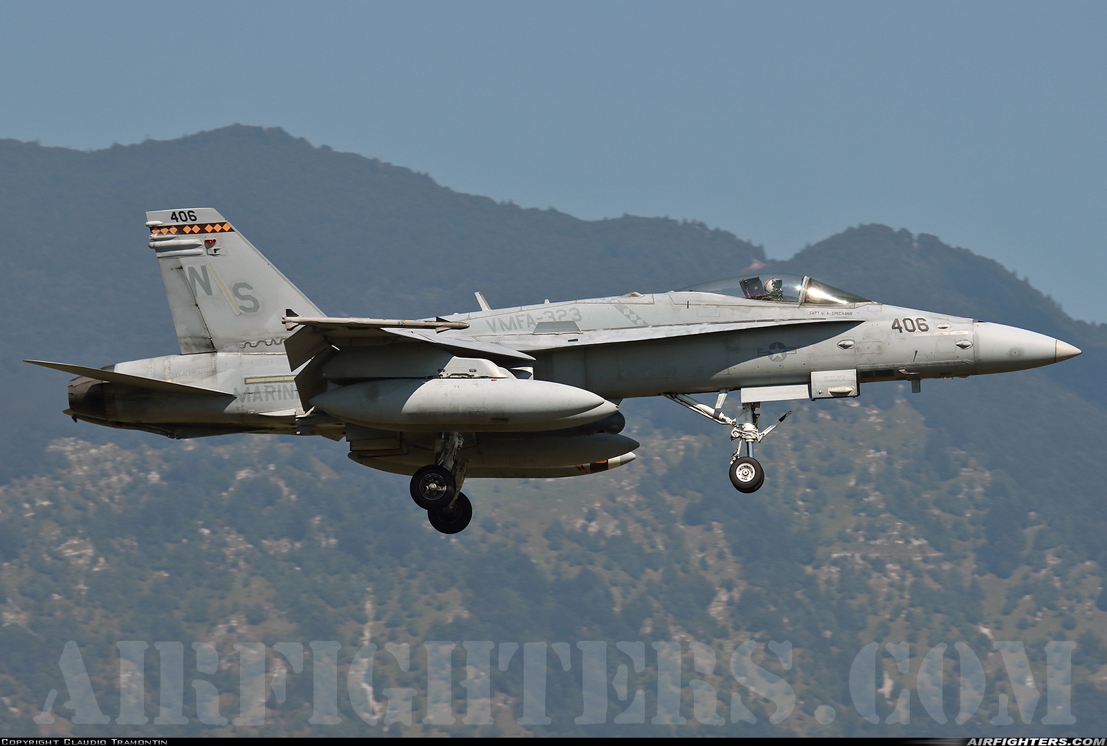 USA - Marines McDonnell Douglas F/A-18C Hornet 165215 at Aviano (- Pagliano e Gori) (AVB / LIPA), Italy