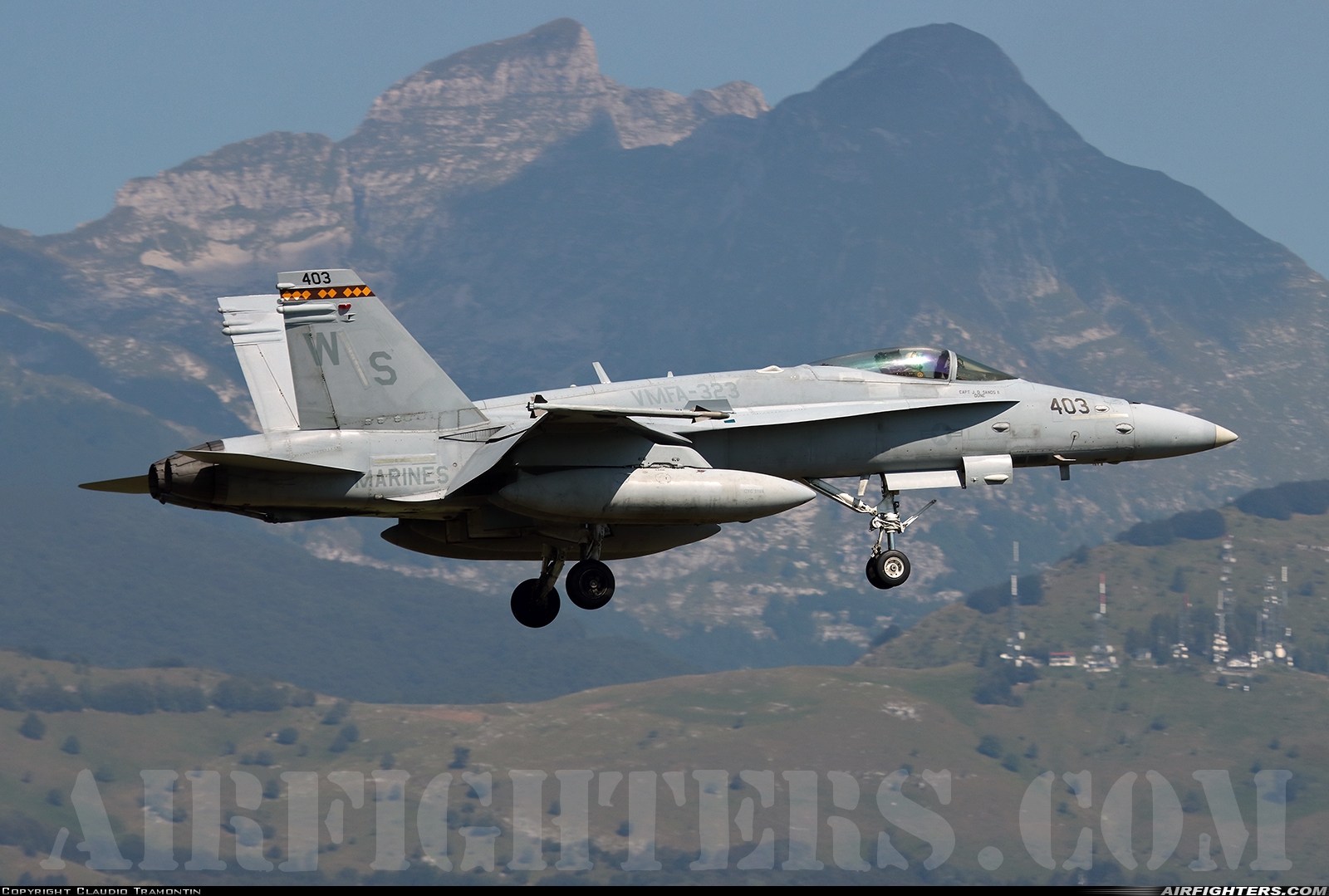 USA - Marines McDonnell Douglas F/A-18C Hornet 164703 at Aviano (- Pagliano e Gori) (AVB / LIPA), Italy