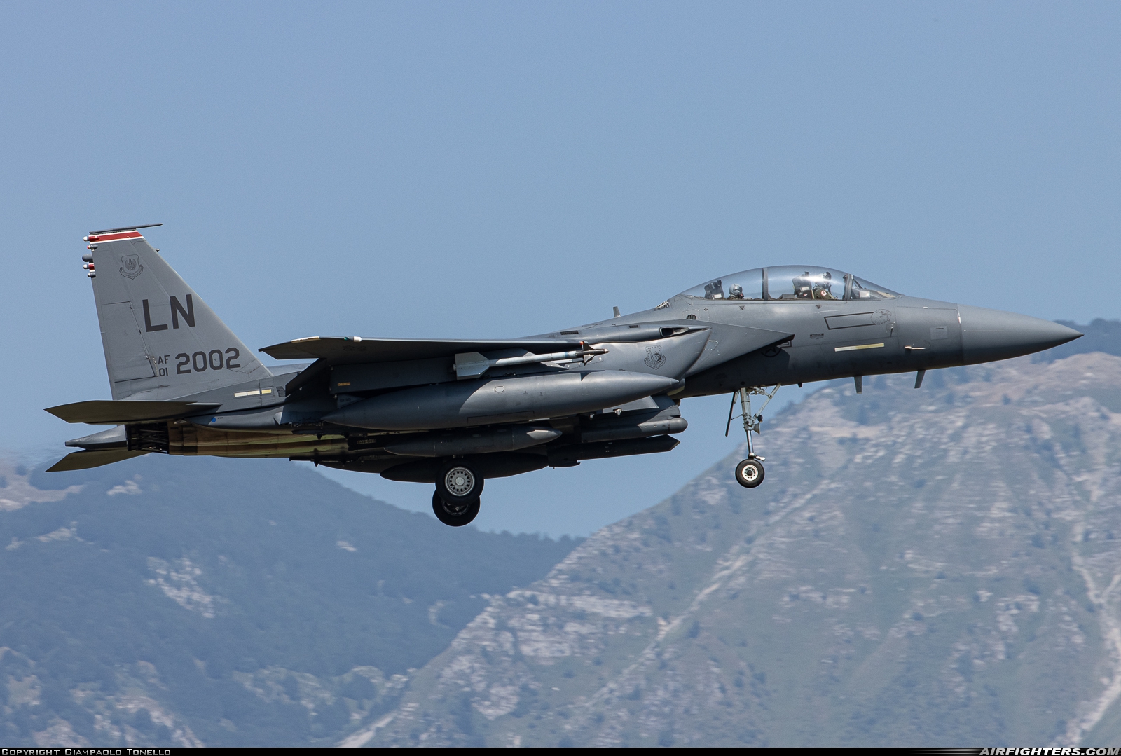 USA - Air Force McDonnell Douglas F-15E Strike Eagle 01-2002 at Aviano (- Pagliano e Gori) (AVB / LIPA), Italy