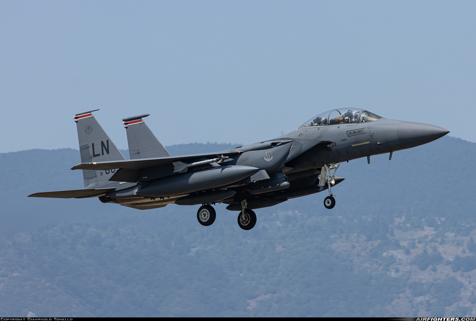 USA - Air Force McDonnell Douglas F-15E Strike Eagle 91-0603 at Aviano (- Pagliano e Gori) (AVB / LIPA), Italy
