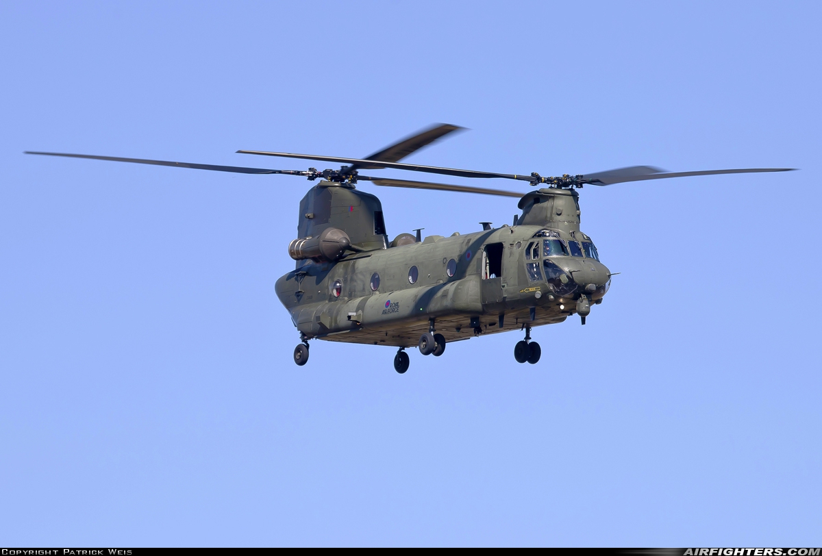 UK - Air Force Boeing Vertol Chinook HC6A (CH-47D) ZA681 at Fairford (FFD / EGVA), UK