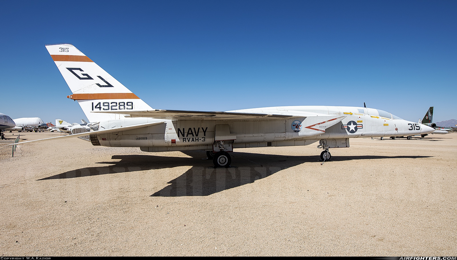 USA - Navy North American RA-5C Vigilante 149289 at Tucson - Pima Air and Space Museum, USA