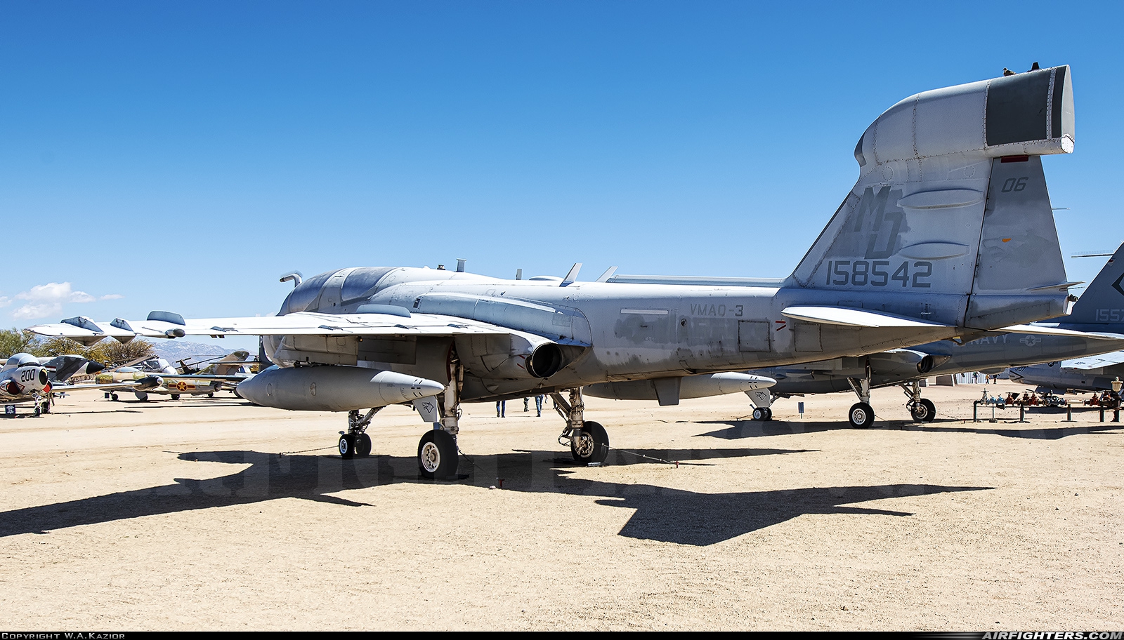 USA - Marines Grumman EA-6B Prowler (G-128) 158542 at Tucson - Pima Air and Space Museum, USA