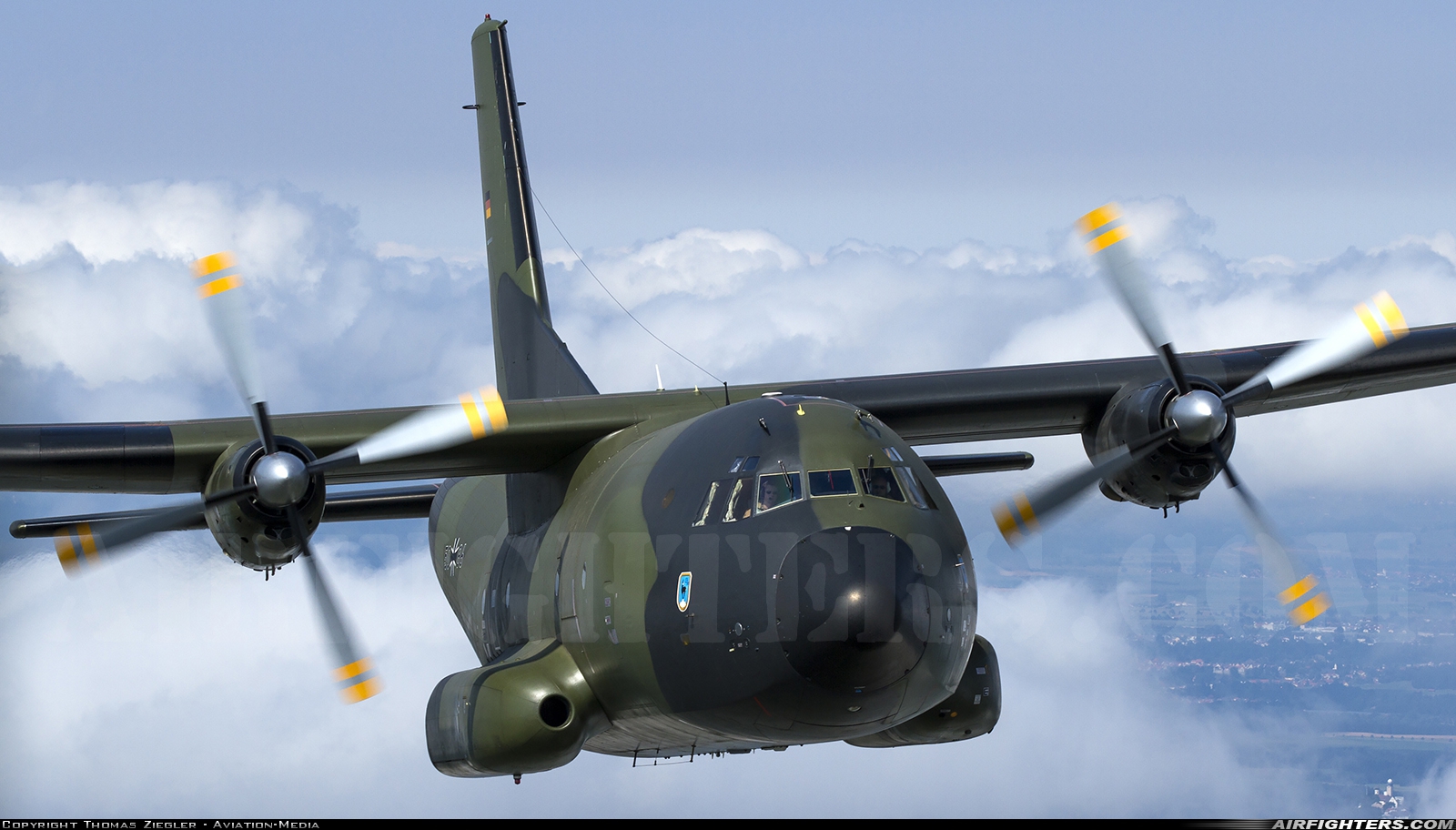 Germany - Air Force Transport Allianz C-160D 50+86 at In Flight, Germany