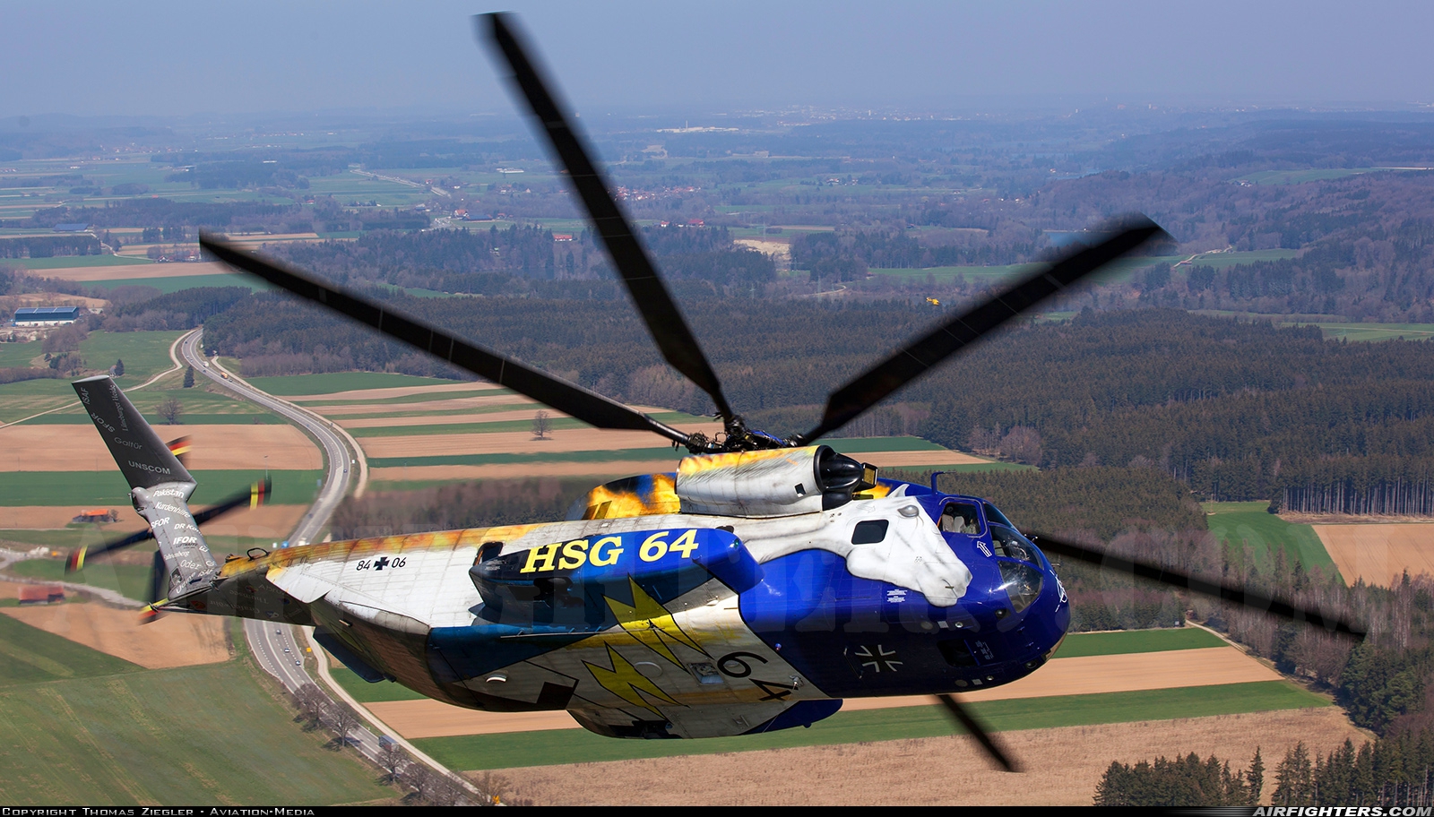 Germany - Air Force Sikorsky CH-53G (S-65) 84+06 at In Flight, Germany