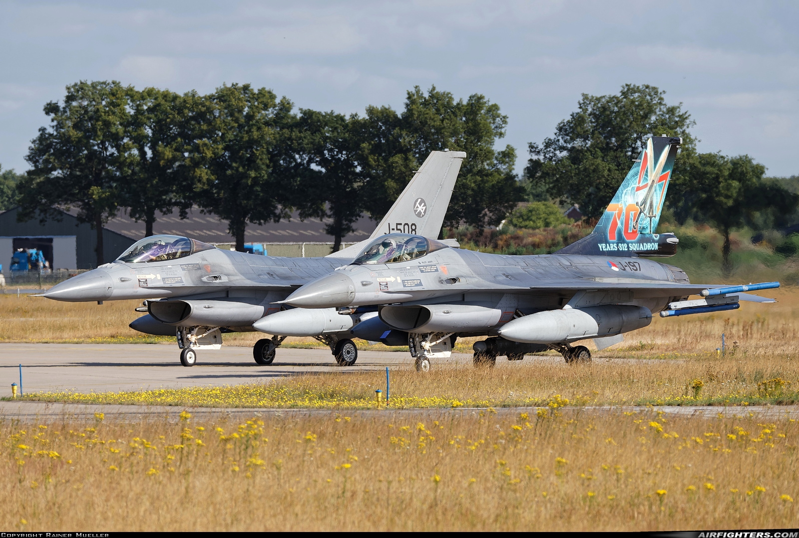 Netherlands - Air Force General Dynamics F-16AM Fighting Falcon J-197 at Uden - Volkel (UDE / EHVK), Netherlands