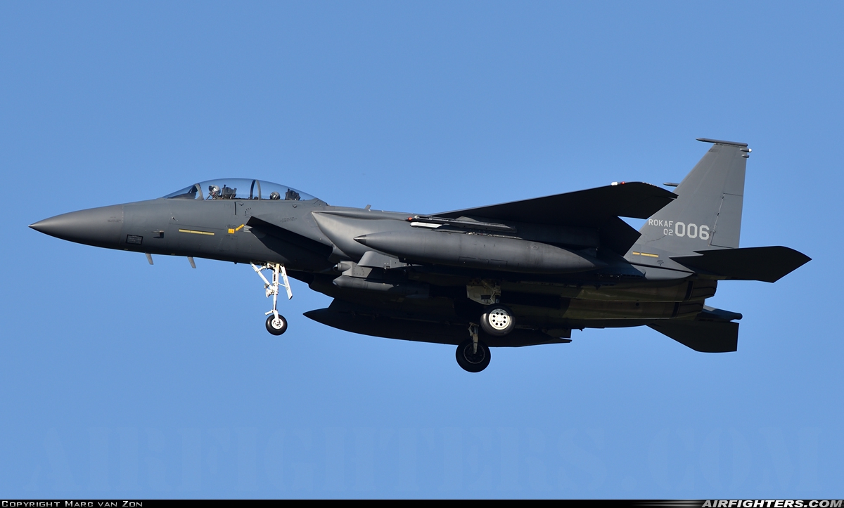 South Korea - Air Force Boeing F-15K Slam Eagle 02-006 at Teagu (TAE / RKTN), South Korea