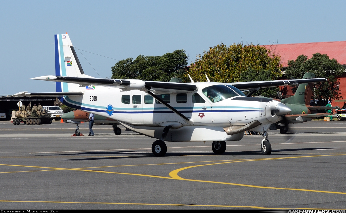 South Africa - Air Force Cessna 208A Caravan 3009 at Ysterplaat (FAYP), South Africa