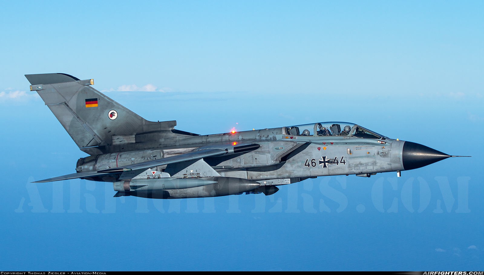 Germany - Air Force Panavia Tornado ECR 46+44 at North Sea, International Airspace