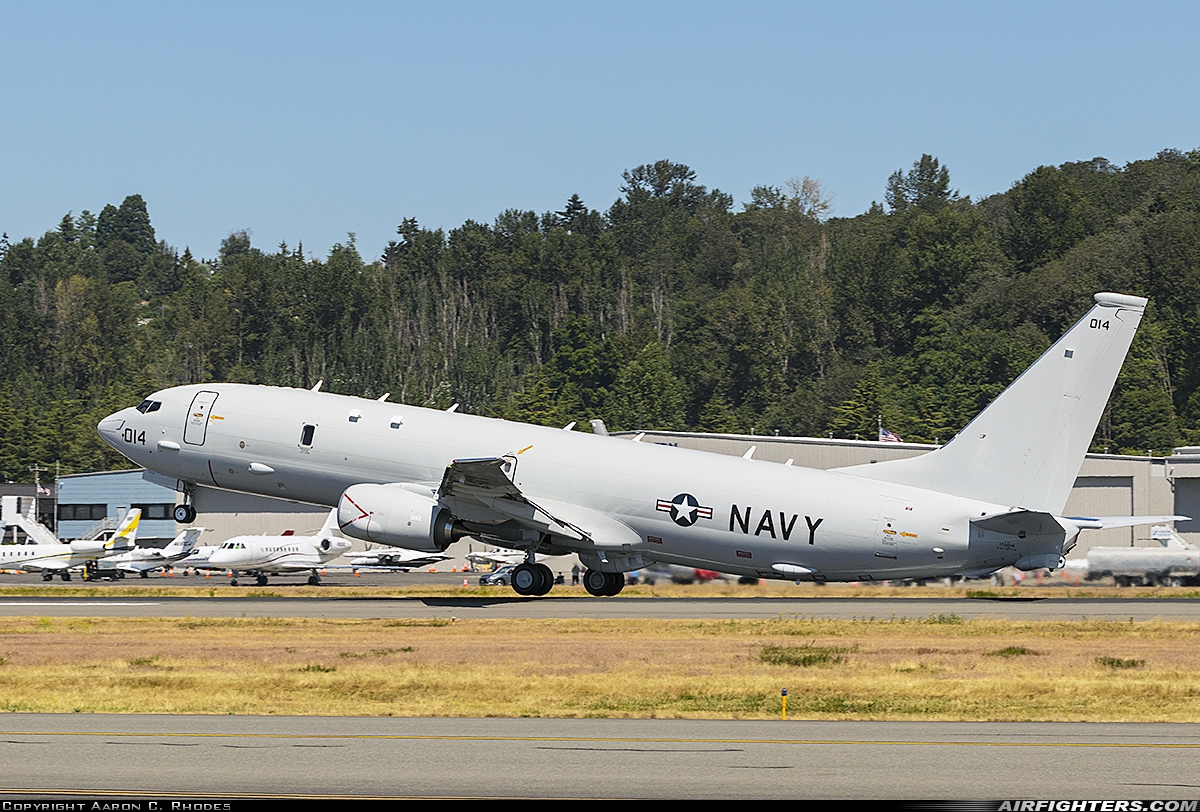 USA - Navy Boeing P-8A Poseidon (737-800ERX) 170014 at Seattle - Boeing Field / King County Int. (BFI / KBFI), USA