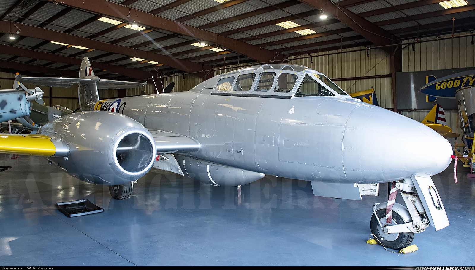 Private - Planes of Fame Air Museum Gloster Meteor T.7 N313Q at Chino (CNO), USA