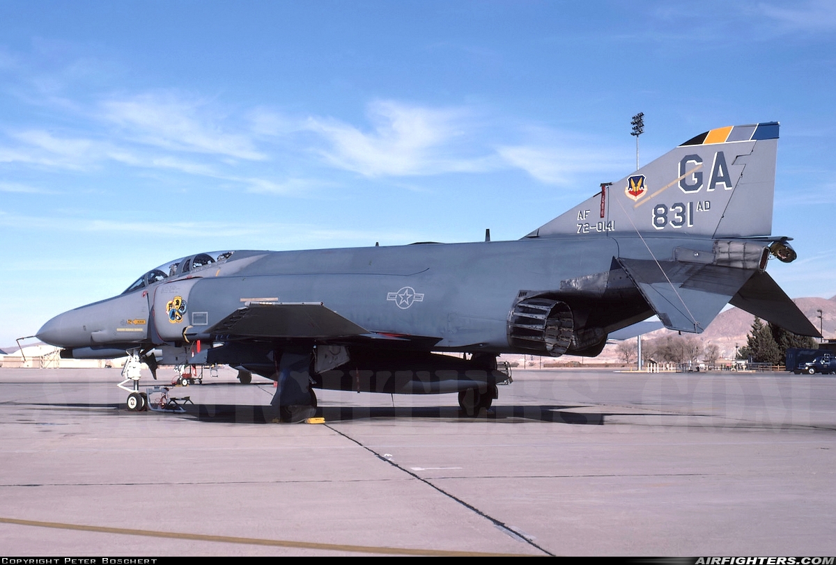 USA - Air Force McDonnell Douglas F-4E Phantom II 72-0141 at Victorville - Southern California Logistics (Int.) (George AFB) (VCV), USA