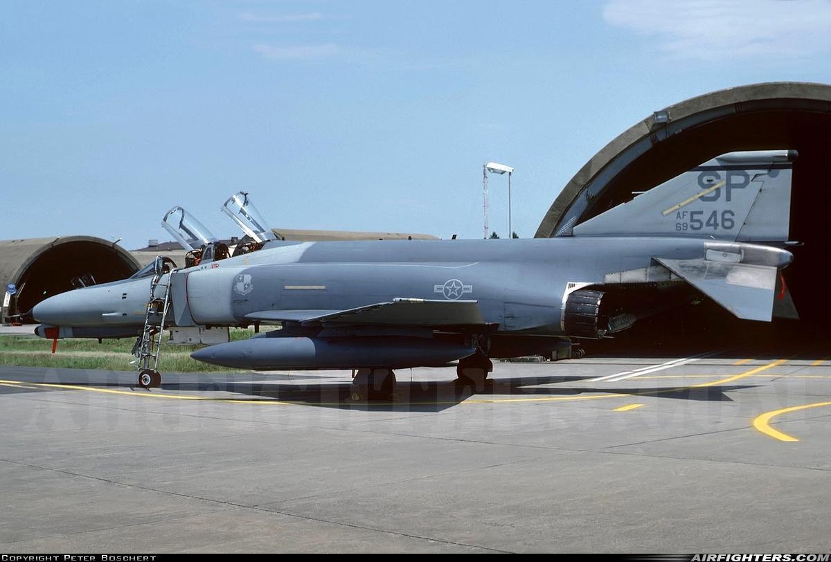 USA - Air Force McDonnell Douglas F-4G Phantom II 69-7546 at Spangdahlem (SPM / ETAD), Germany