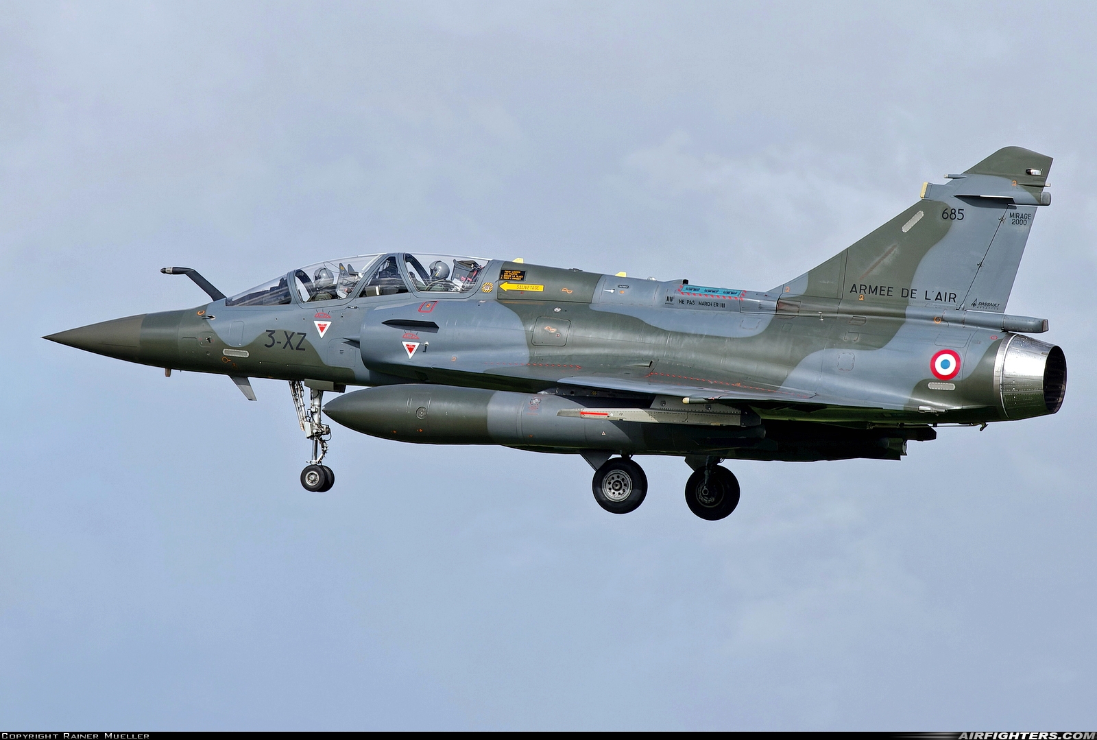 France - Air Force Dassault Mirage 2000D 685 at Leeuwarden (LWR / EHLW), Netherlands