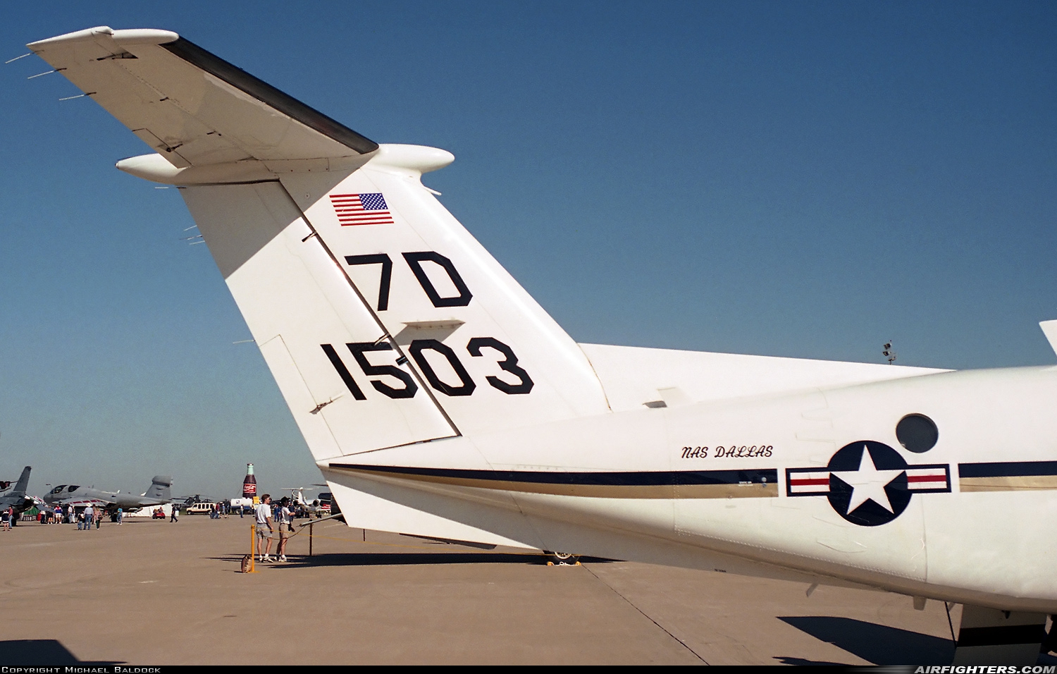 USA - Navy Beech UC-12B Huron (Super King Air B200) 161503 at Fort Worth - Alliance (AFW / KAFW), USA