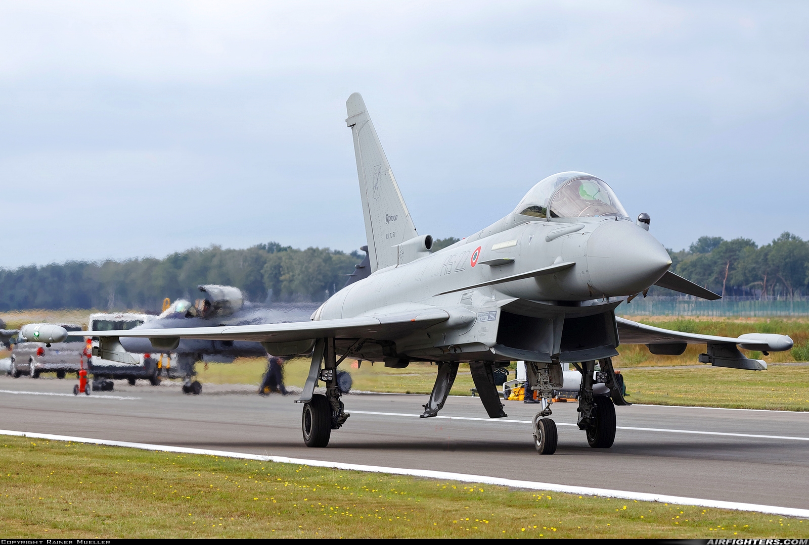 Italy - Air Force Eurofighter F-2000A Typhoon (EF-2000S) MM7350 at Kleine Brogel (EBBL), Belgium