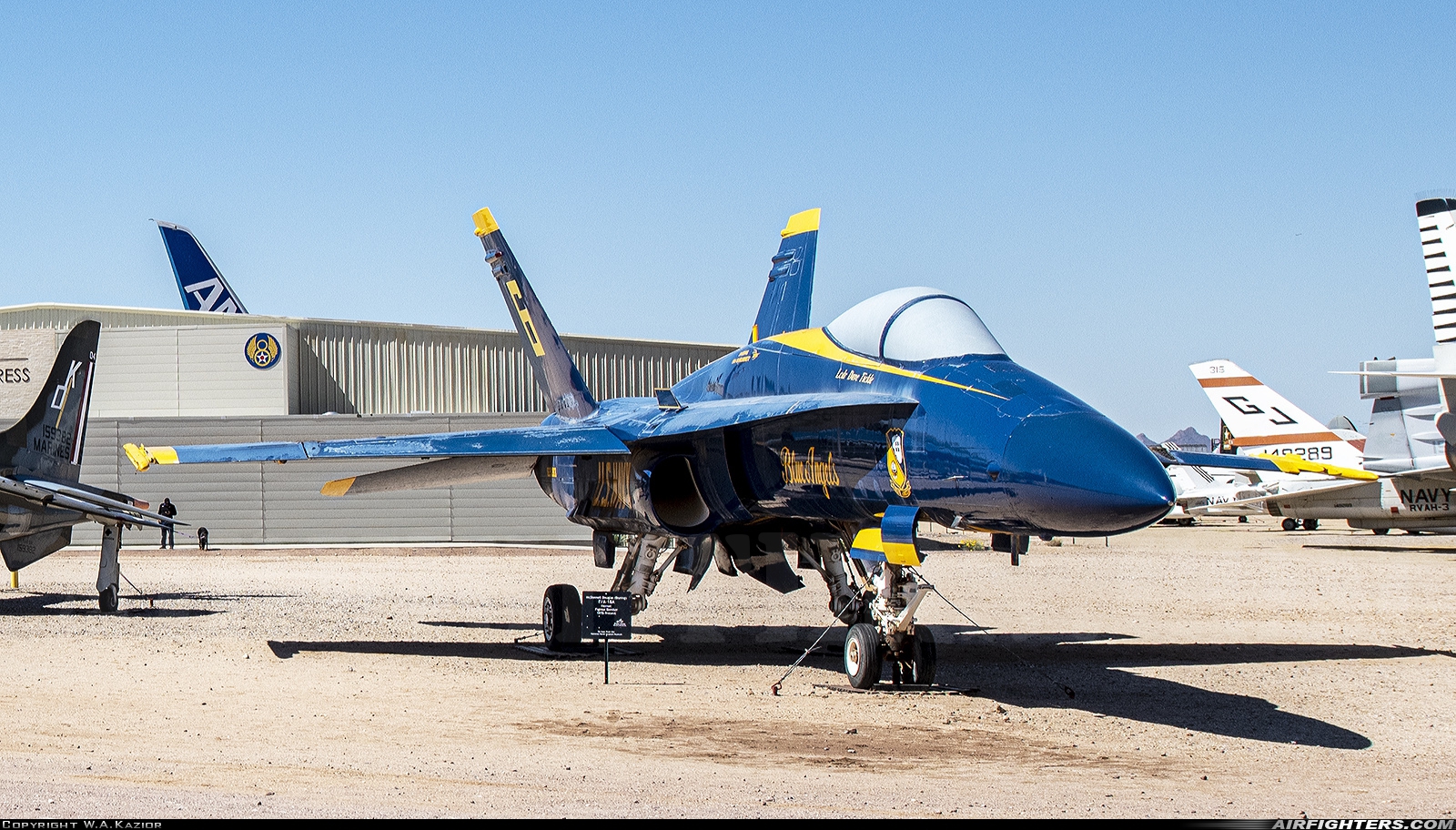 USA - Navy McDonnell Douglas F/A-18A Hornet 163093 at Tucson - Pima Air and Space Museum, USA