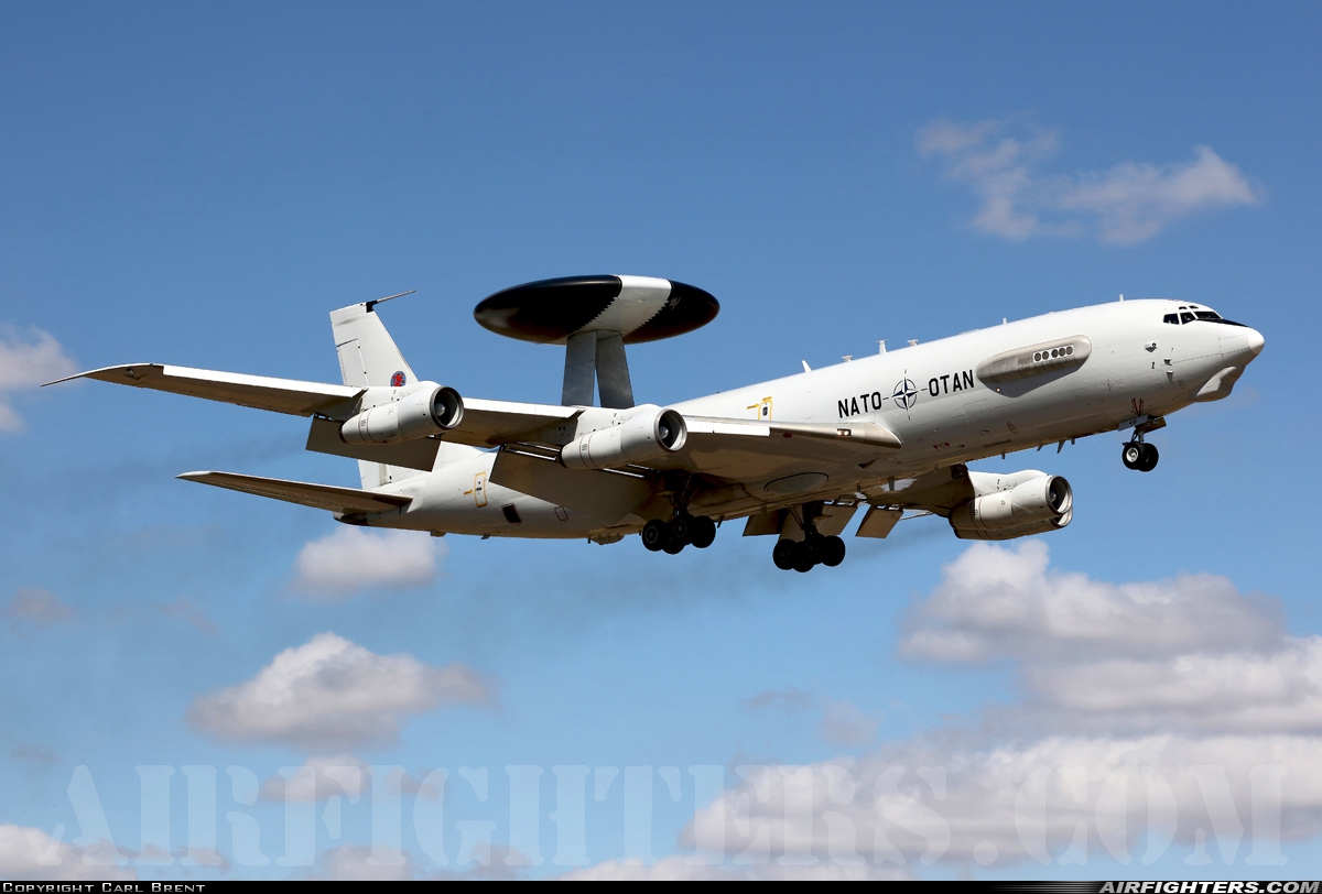 Luxembourg - NATO Boeing E-3A Sentry (707-300) LX-N90451 at Mildenhall (MHZ / GXH / EGUN), UK