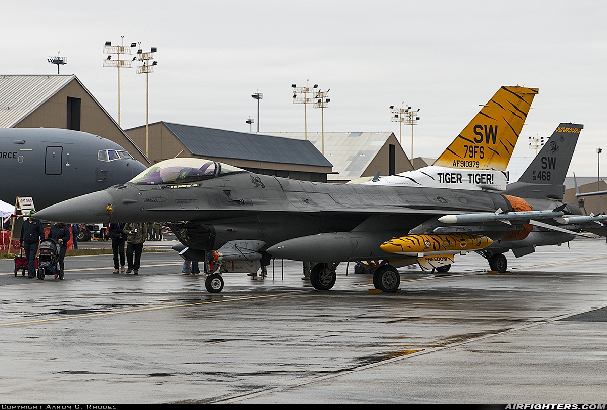 USA - Air Force General Dynamics F-16C Fighting Falcon 91-0379 at Spokane - Fairchild AFB (KSKA), USA