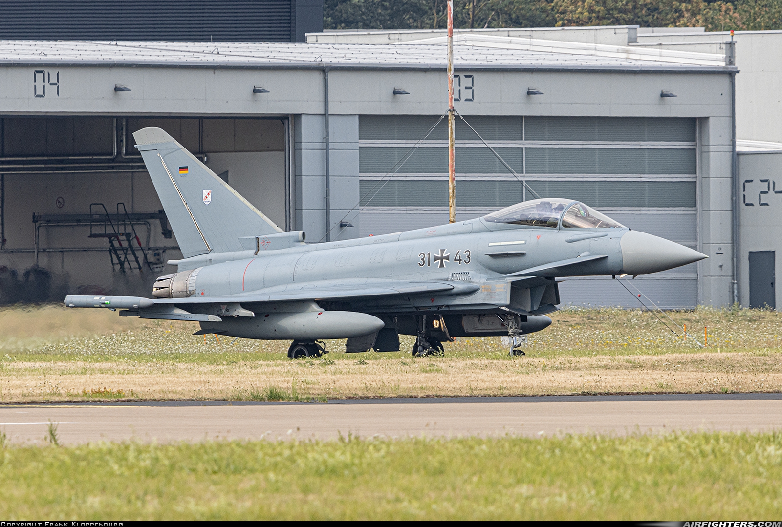 Germany - Air Force Eurofighter EF-2000 Typhoon S 31+43 at Norvenich (ETNN), Germany