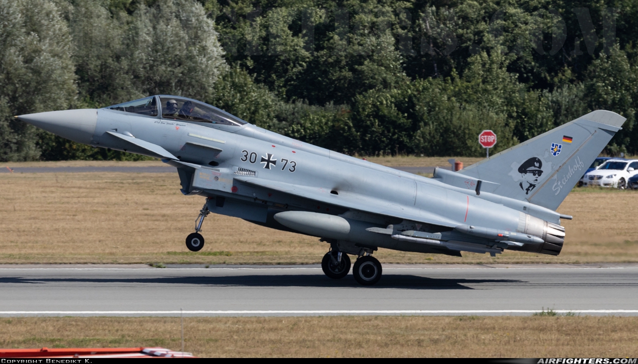 Germany - Air Force Eurofighter EF-2000 Typhoon S 30+73 at Rostock - Laage (RLG / ETNL), Germany