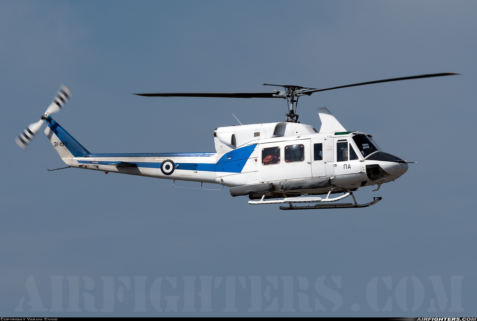 Greece - Air Force Bell 212 31-190 at Kerkyra (Corfu) - Ioannis Kapodistrias (CFU / LGKR), Greece