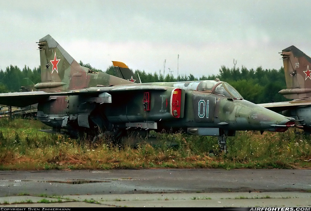 Russia - Air Force Mikoyan-Gurevich MiG-27 01 BLUE at Tambov - Donskoye (TBW / UUOT), Russia