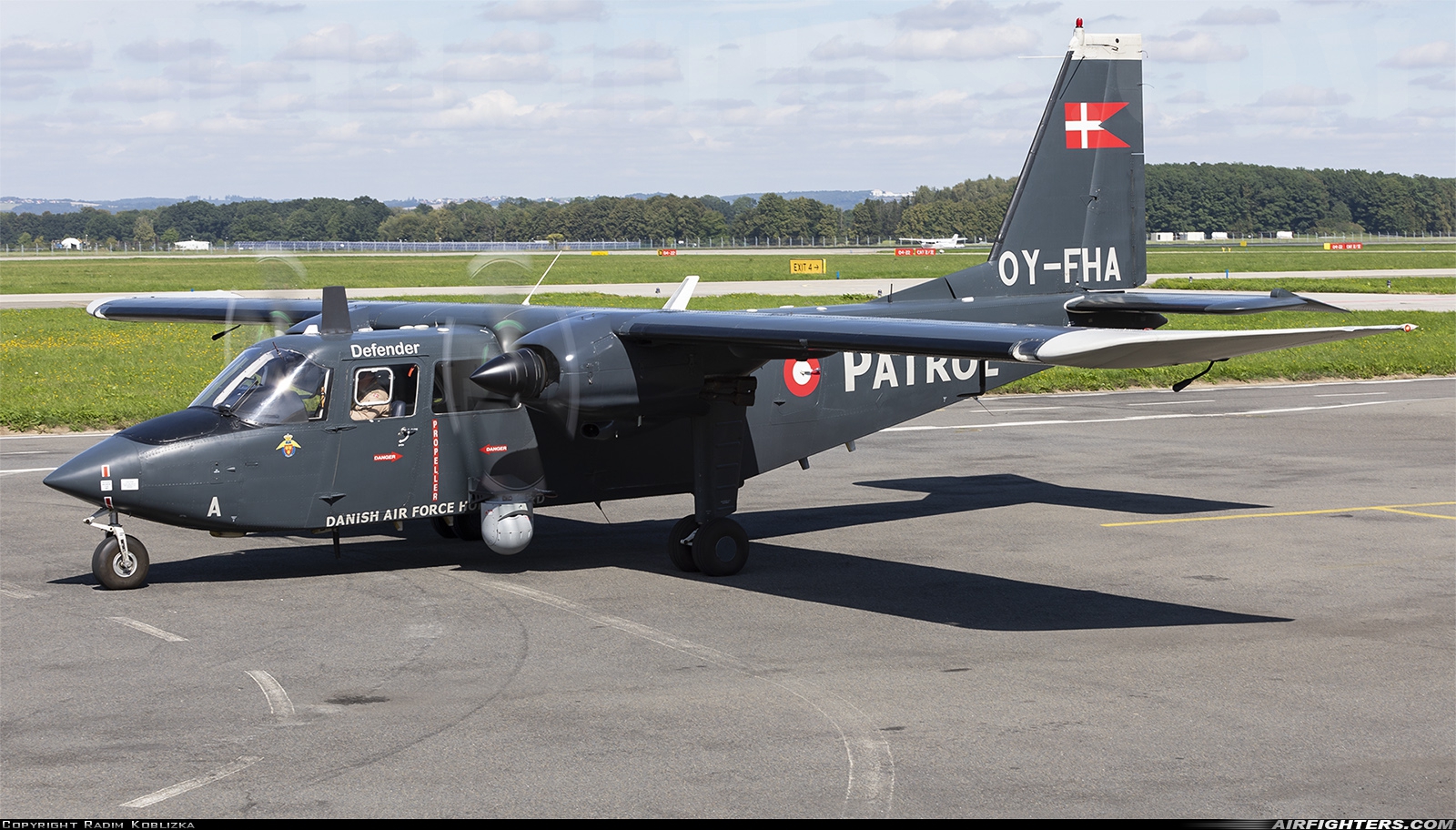 Denmark - Air Force Britten-Norman BN-2B-21 Islander OY-FHA at Ostrava - Mosnov (OSR / LKMT), Czech Republic