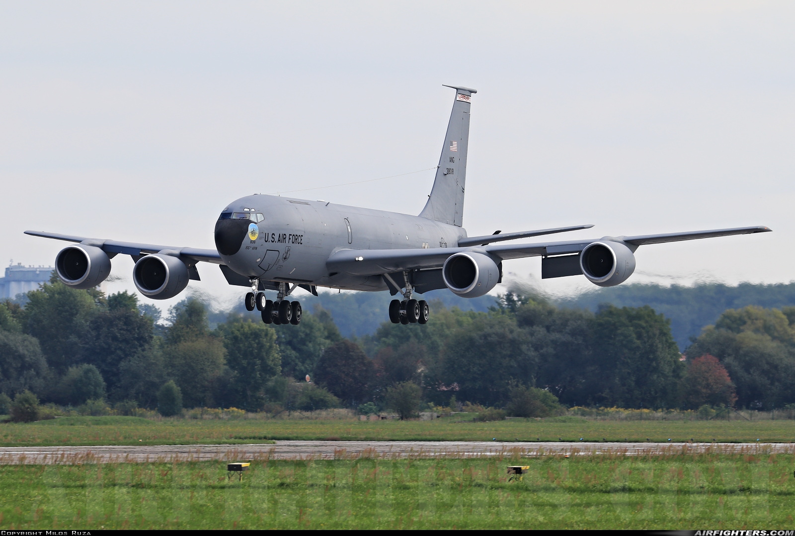 USA - Air Force Boeing KC-135R Stratotanker (717-148) 63-8018 at Pardubice (PED / LKPD), Czech Republic