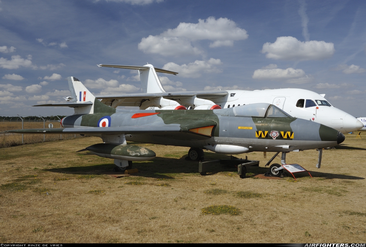 Denmark - Air Force Hawker Hunter F51 E-409 at Norwich - Horsham St. Faith (NWI / EGSH), UK