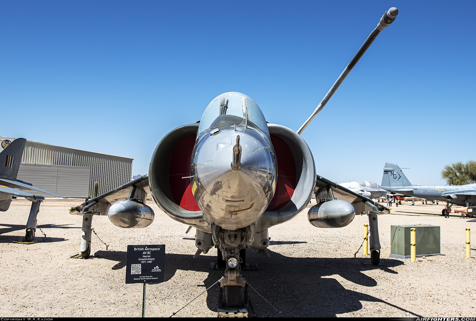 USA - Marines Hawker Siddeley TAV-8A Harrier 159382 at Tucson - Pima Air and Space Museum, USA
