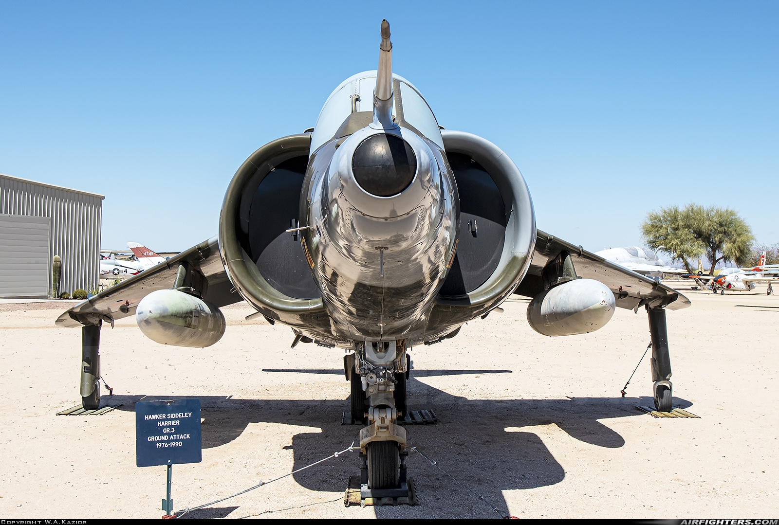 UK - Air Force Hawker Siddeley Harrier GR.3 XV804 at Tucson - Pima Air and Space Museum, USA