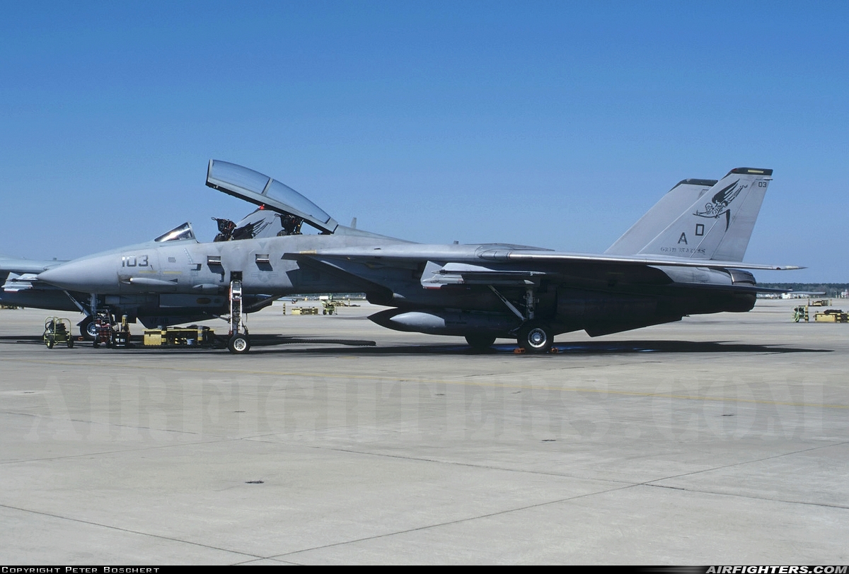 USA - Navy Grumman F-14B Tomcat 161419 at Virginia Beach - Oceana NAS / Apollo Soucek Field (NTU / KNTU), USA