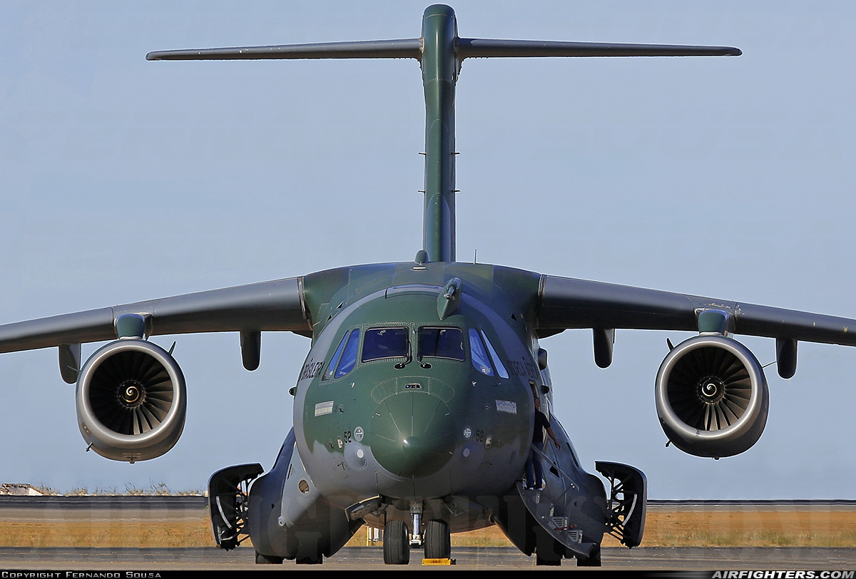 Brazil - Air Force Embraer KC-390 PT-ZNG at Faro (FAO / LPFR), Portugal