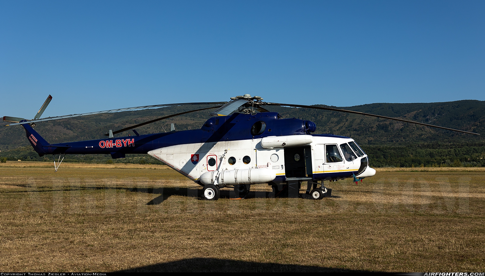 Slovakia - Government Mil Mi-171 OM-BYH at Usti Nad Labem (LKUL), Czech Republic
