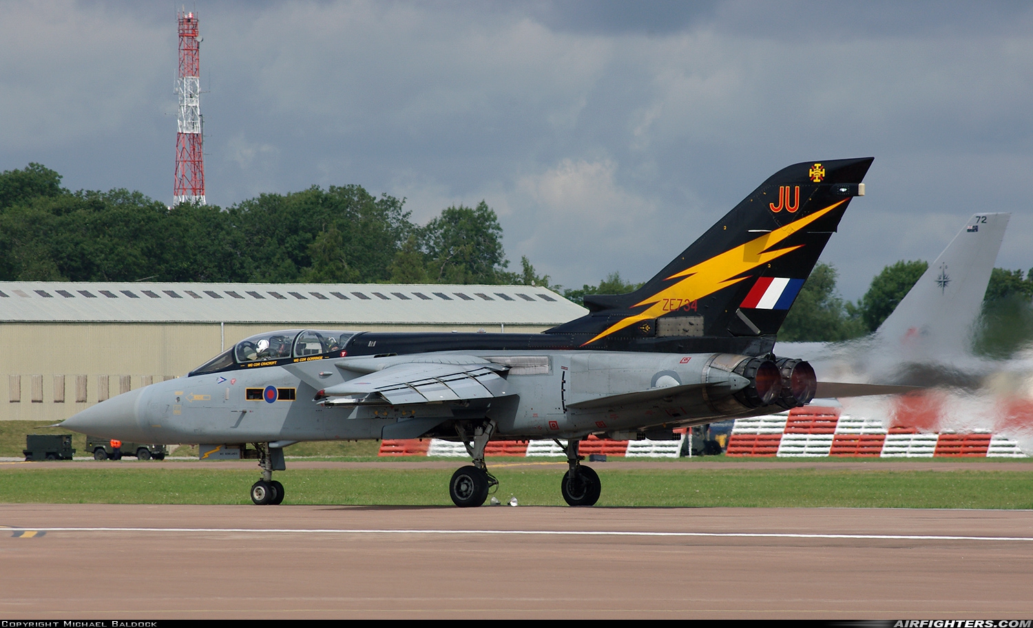 UK - Air Force Panavia Tornado F3 ZE734 at Fairford (FFD / EGVA), UK