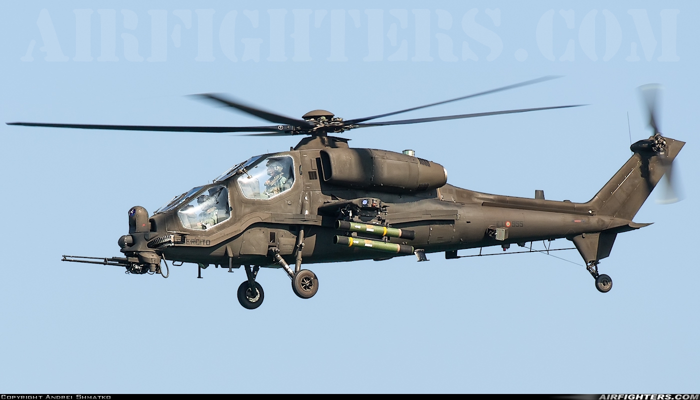 Italy - Army Agusta A-129CBT Mangusta MM81425 at Off-Airport - Jesolo, Italy
