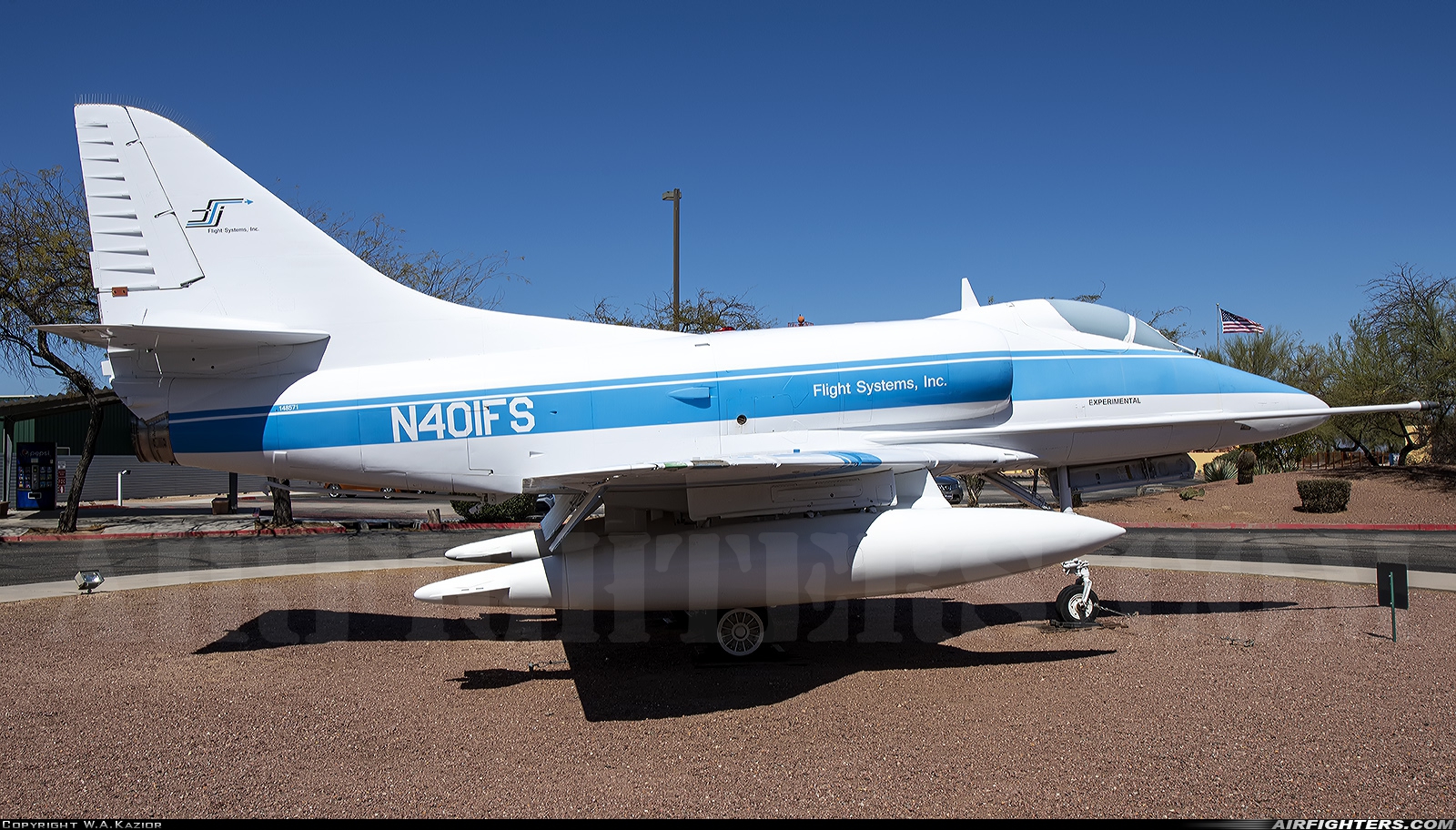 USA - NASA Douglas A-4C Skyhawk N401FS at Tucson - Pima Air and Space Museum, USA