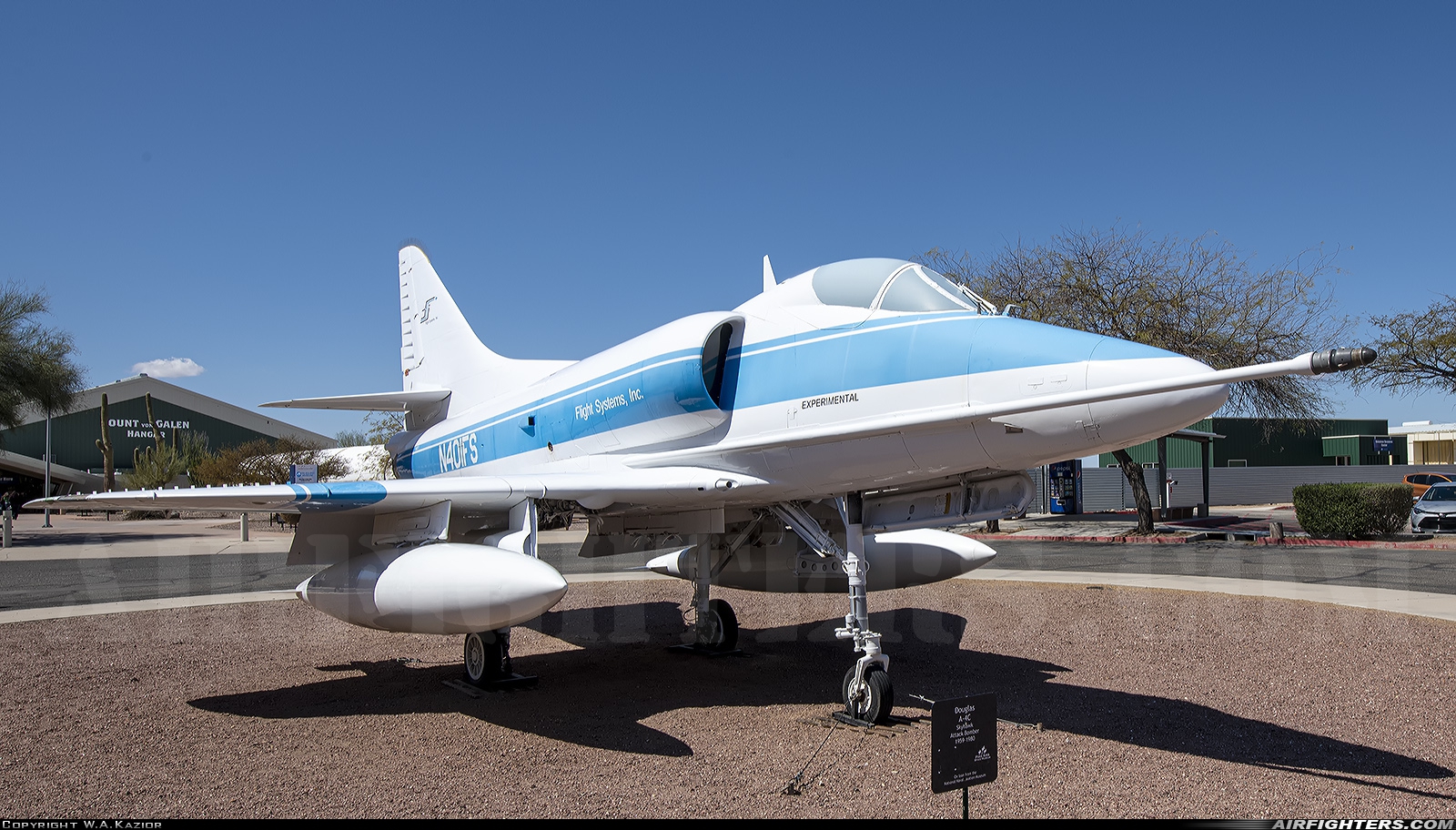USA - NASA Douglas A-4C Skyhawk N401FS at Tucson - Pima Air and Space Museum, USA