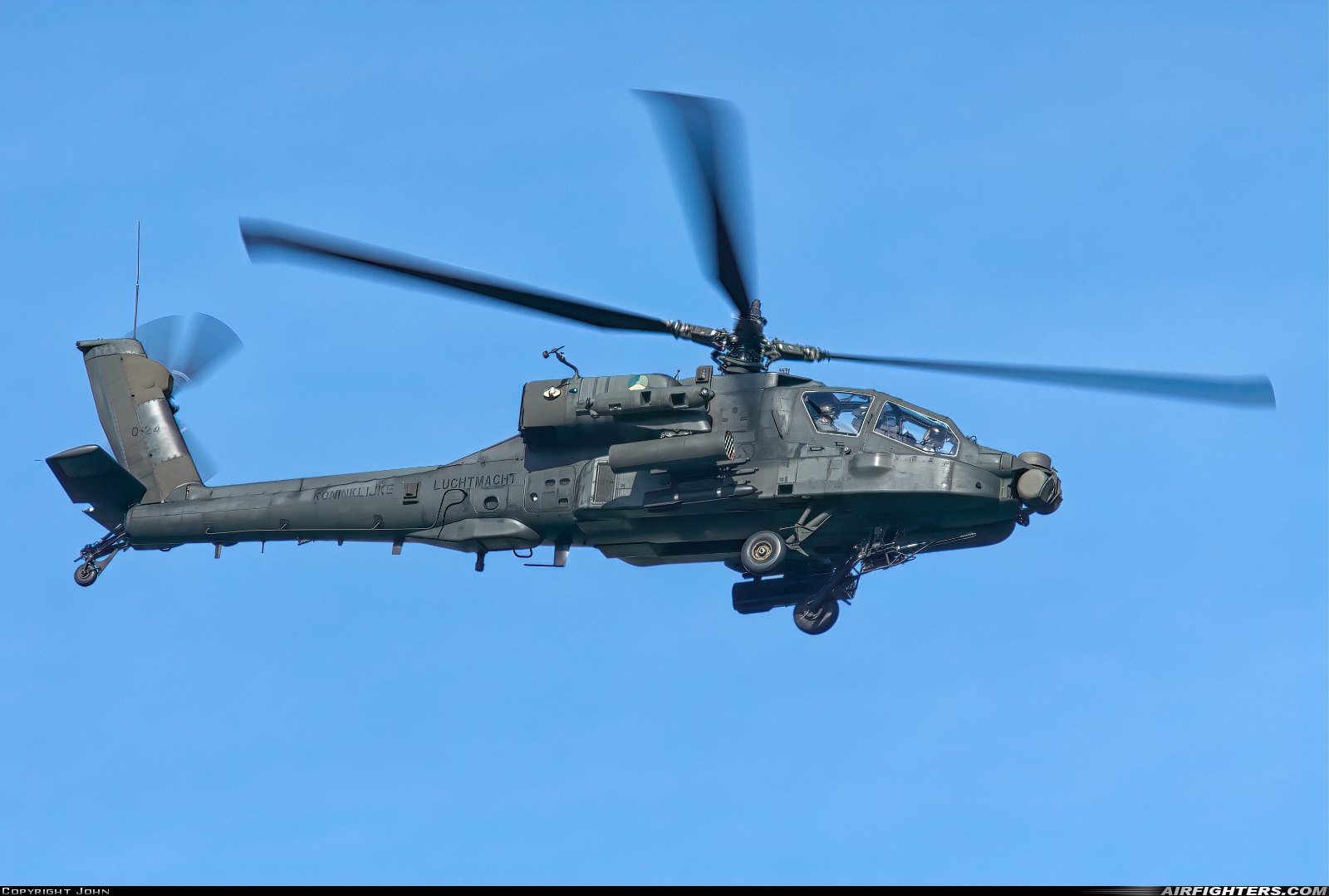 Netherlands - Air Force Boeing AH-64DN Apache Longbow Q-24 at Leeuwarden (LWR / EHLW), Netherlands