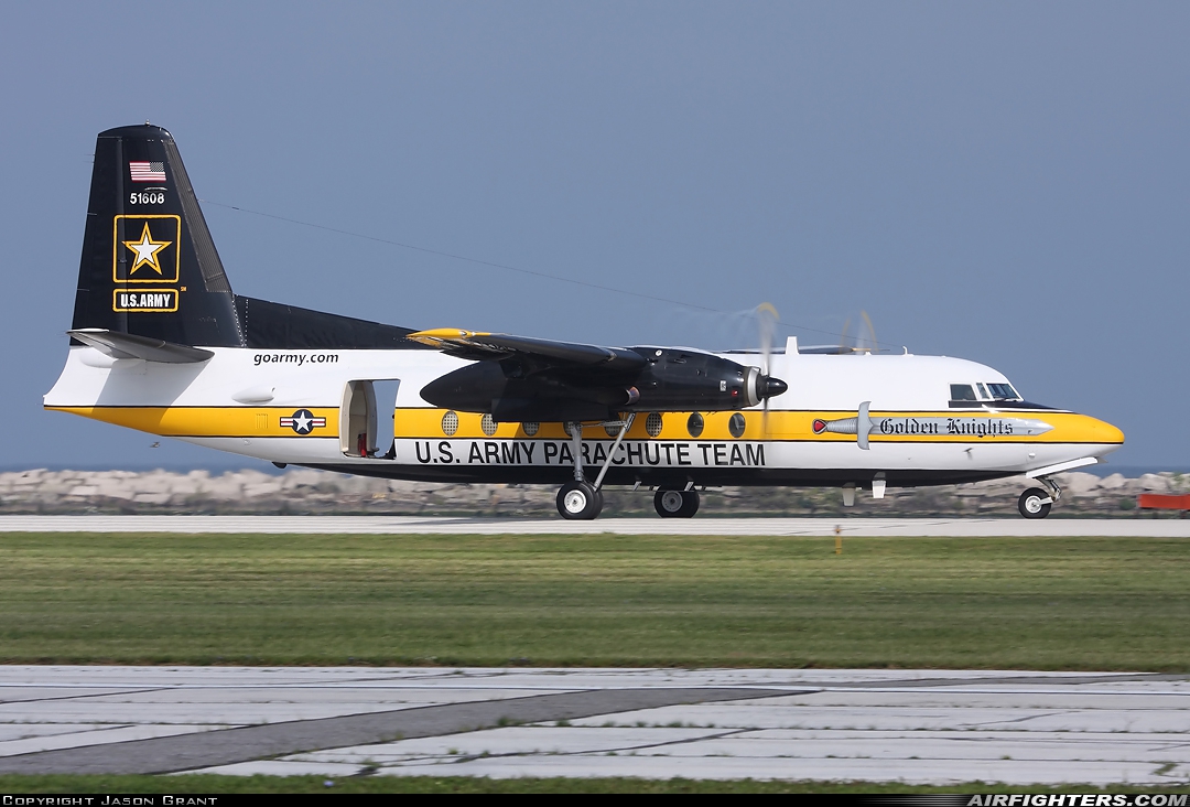 USA - Army Fokker C-31A Friendship 85-01608 at Cleveland - Burke Lakefront (BKL / KBKL), USA