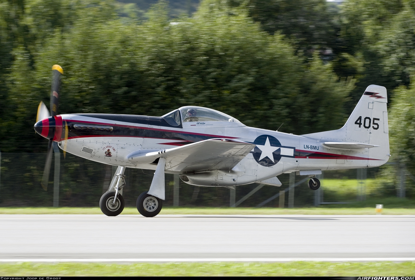 Private North American F-51D MkII Mustang LN-BMU at Notodden (NTB / ENNO), Norway